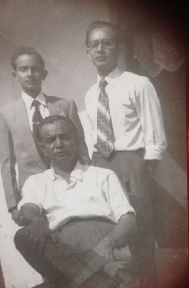 Satar Aziz and their father Ahmed Juma